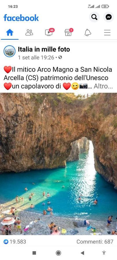 Villa Max San Nicola Arcella Eksteriør billede